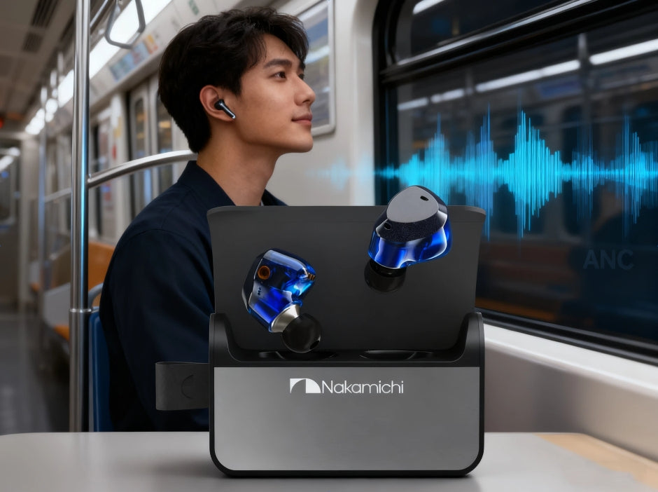 Nakamichi TWS700ANC 限定版 ワイヤレスイヤホン（有線有り） Nakamichi TWS700ANC 限定版 ワイヤレスイヤホン（有線有り） ナカミチ