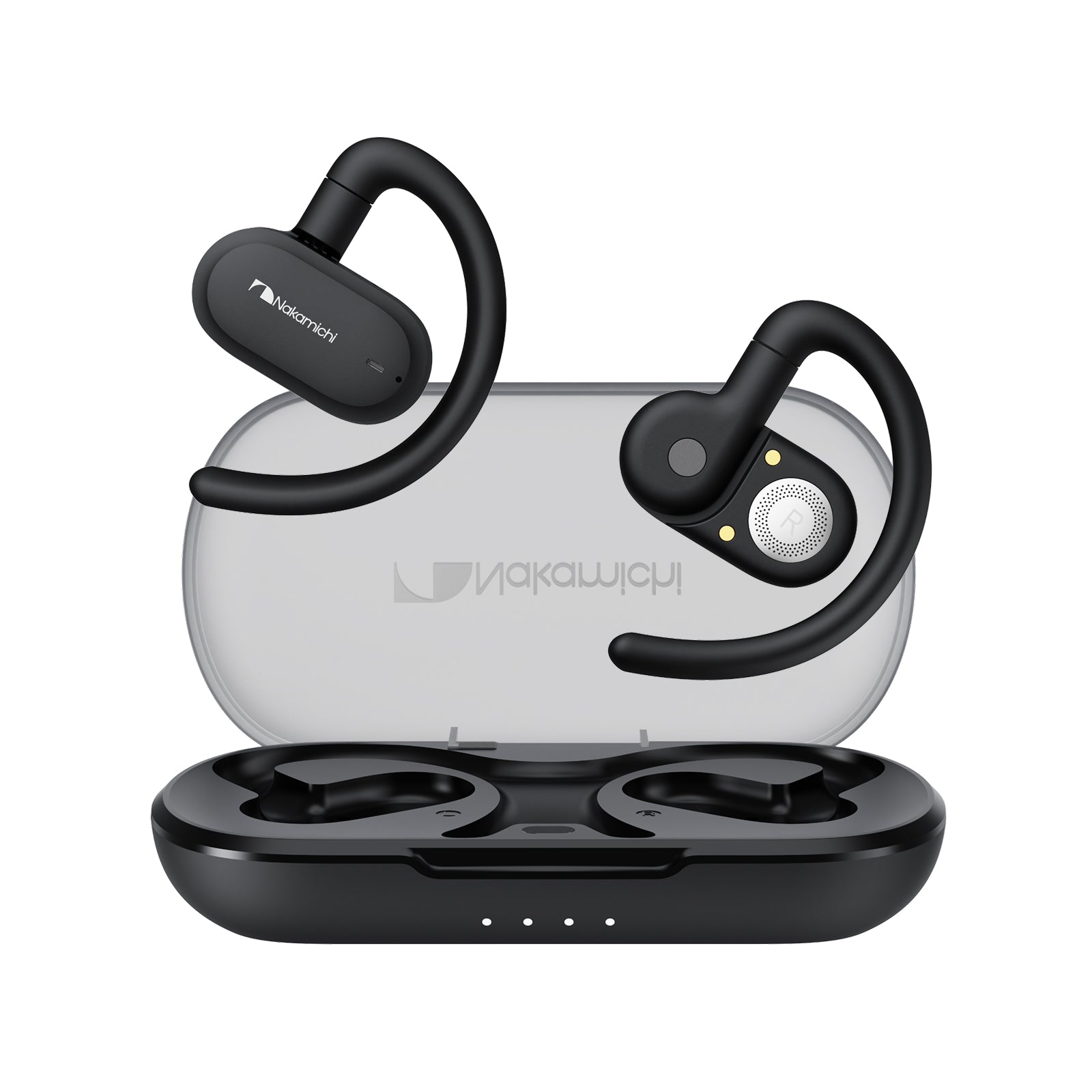 Nakamichi ナカミチサウンド オープンイヤー型イヤホン Bluetooth 5.4ブルートゥースイヤホンElite OWS 100