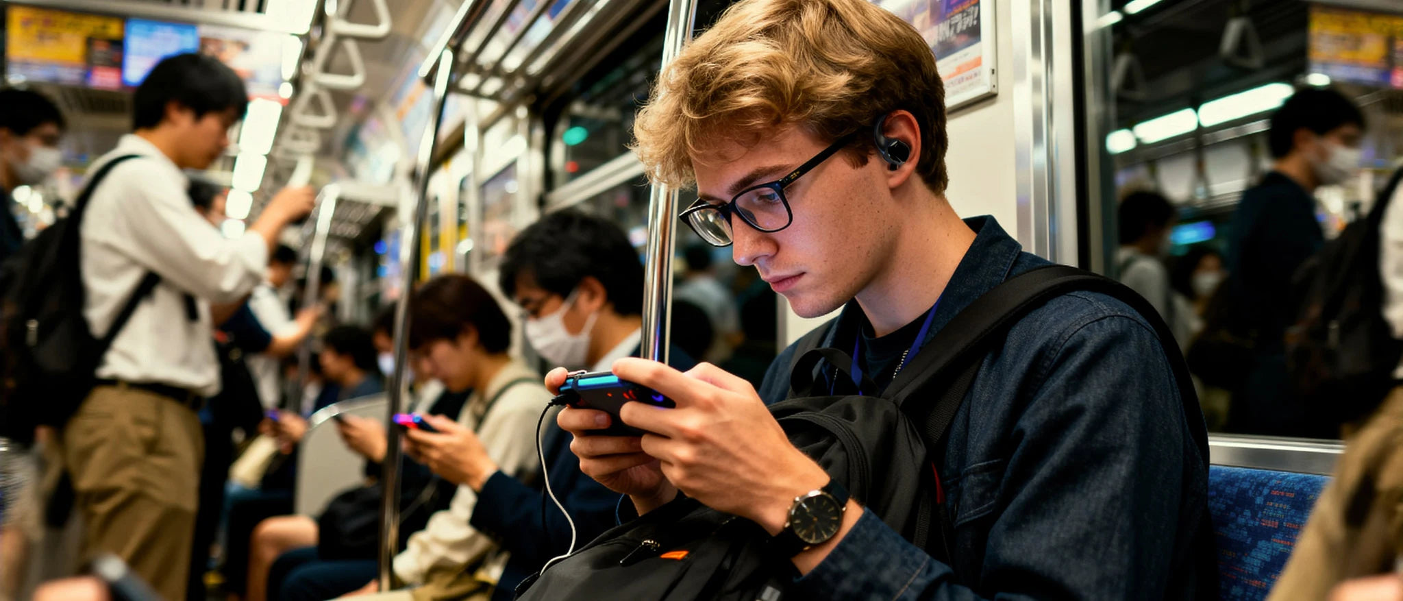 イヤーフックヘッドホン