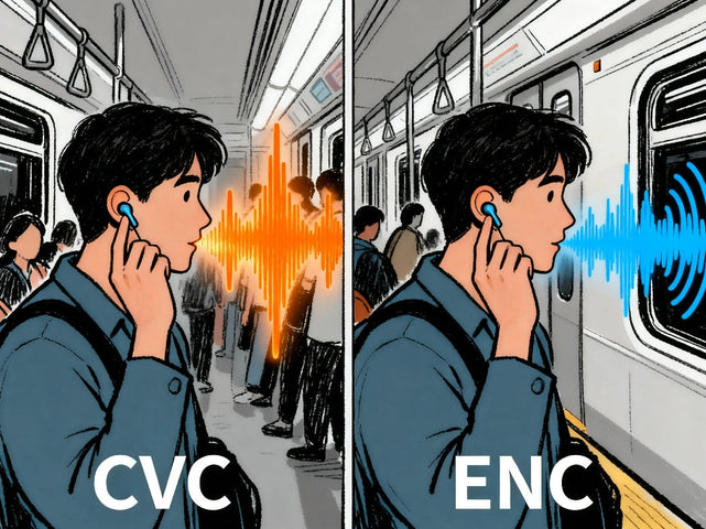 Bluetoothイヤホンで通話をクリアにする黄金基準：CVC通話ノイズキャンセリング技術