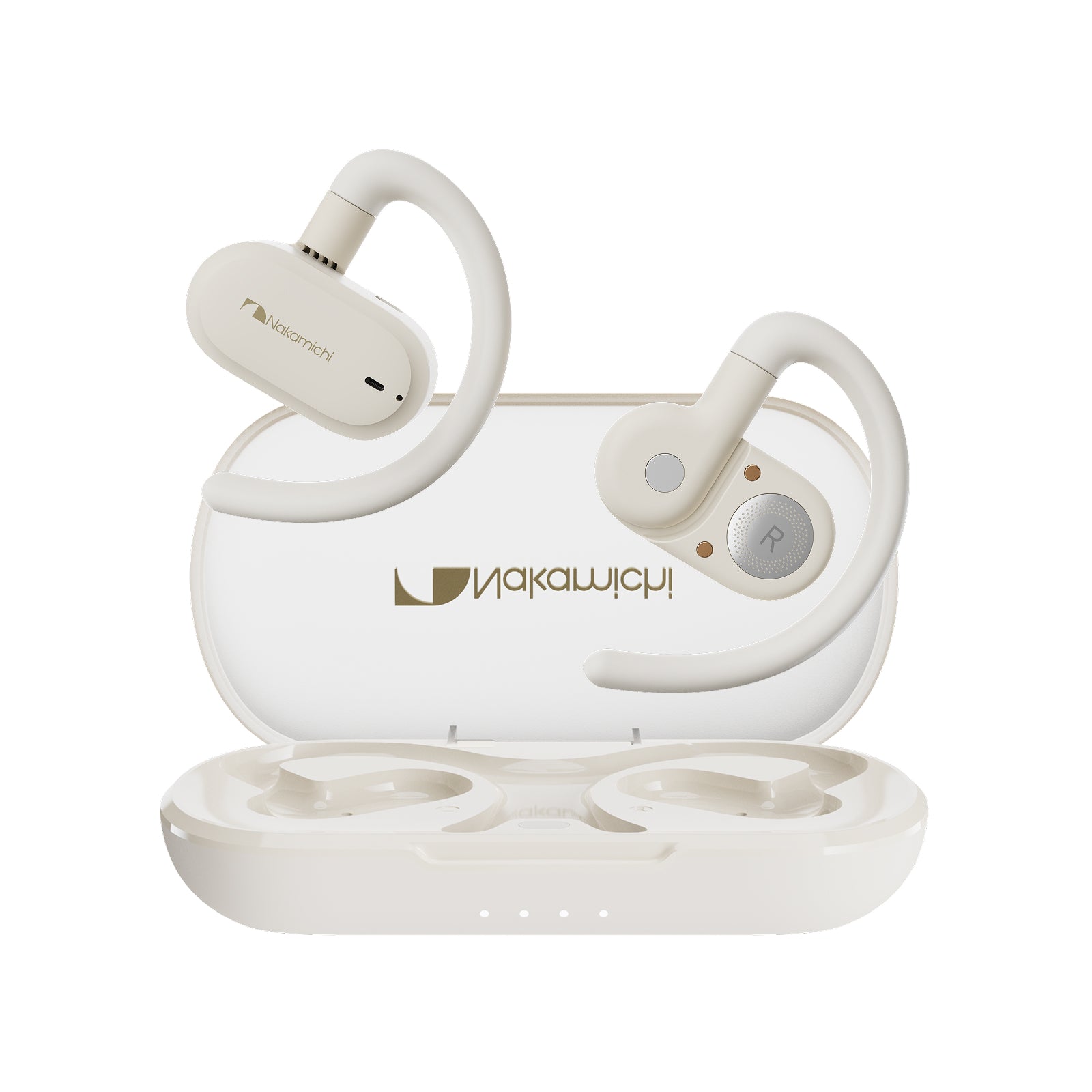 Nakamichi ナカミチサウンド オープンイヤー型イヤホン Bluetooth 5.4ブルートゥースイヤホンElite OWS 100