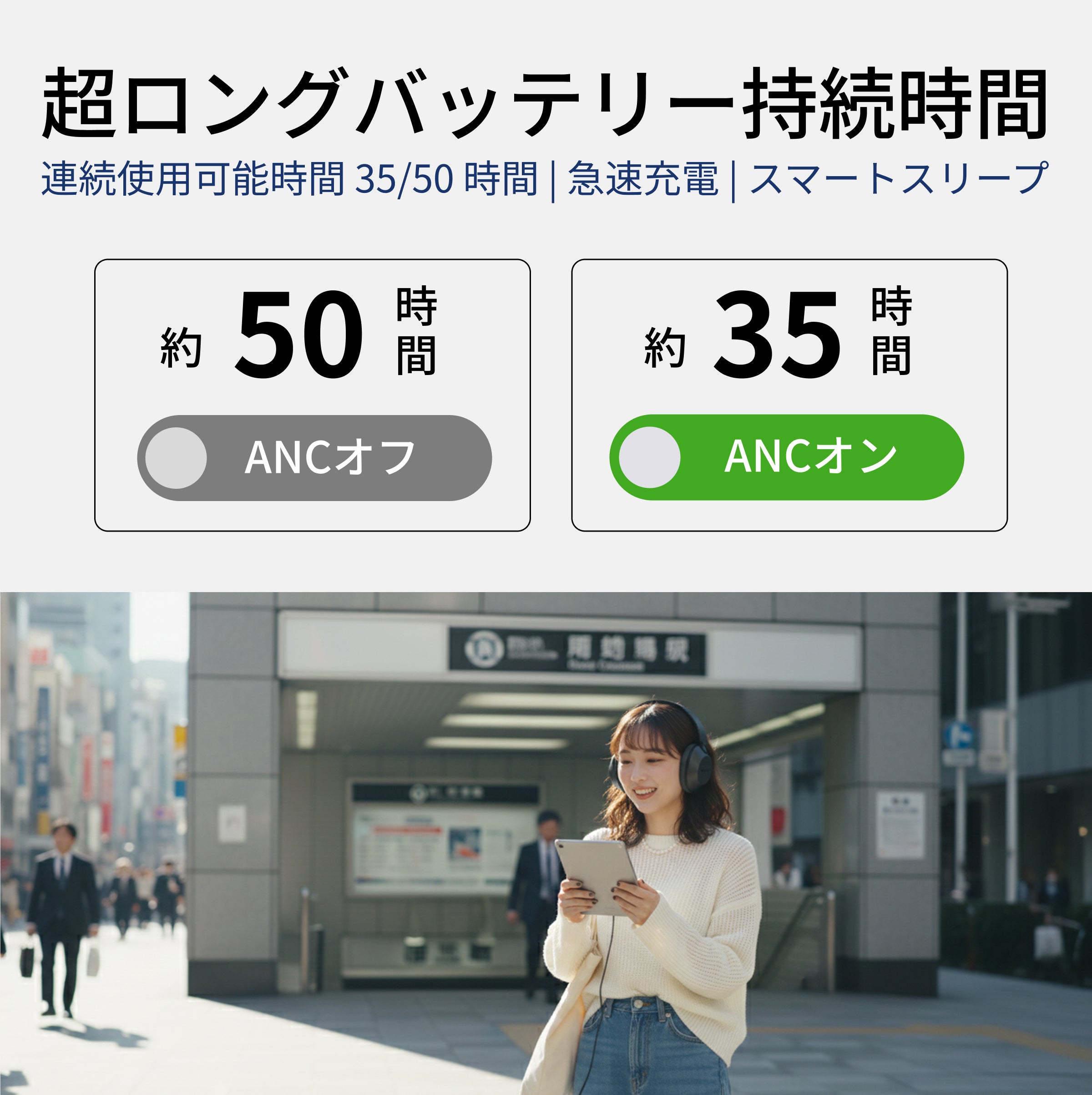 Nakamichi ナカミチサウンドワイヤレス ヘッドホン 有線無線両用Bluetooth 5.3ブルートゥースヘッドホンElite Five ANC